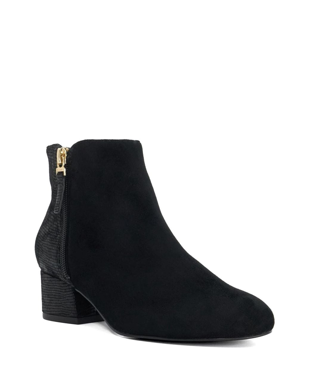Dune Black Pipsi Ankle Boots
