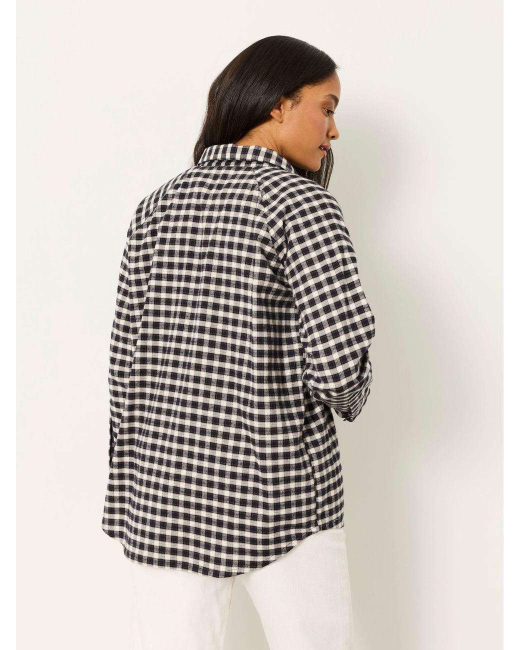 FatFace Blue Bessie Petite Check Shirt
