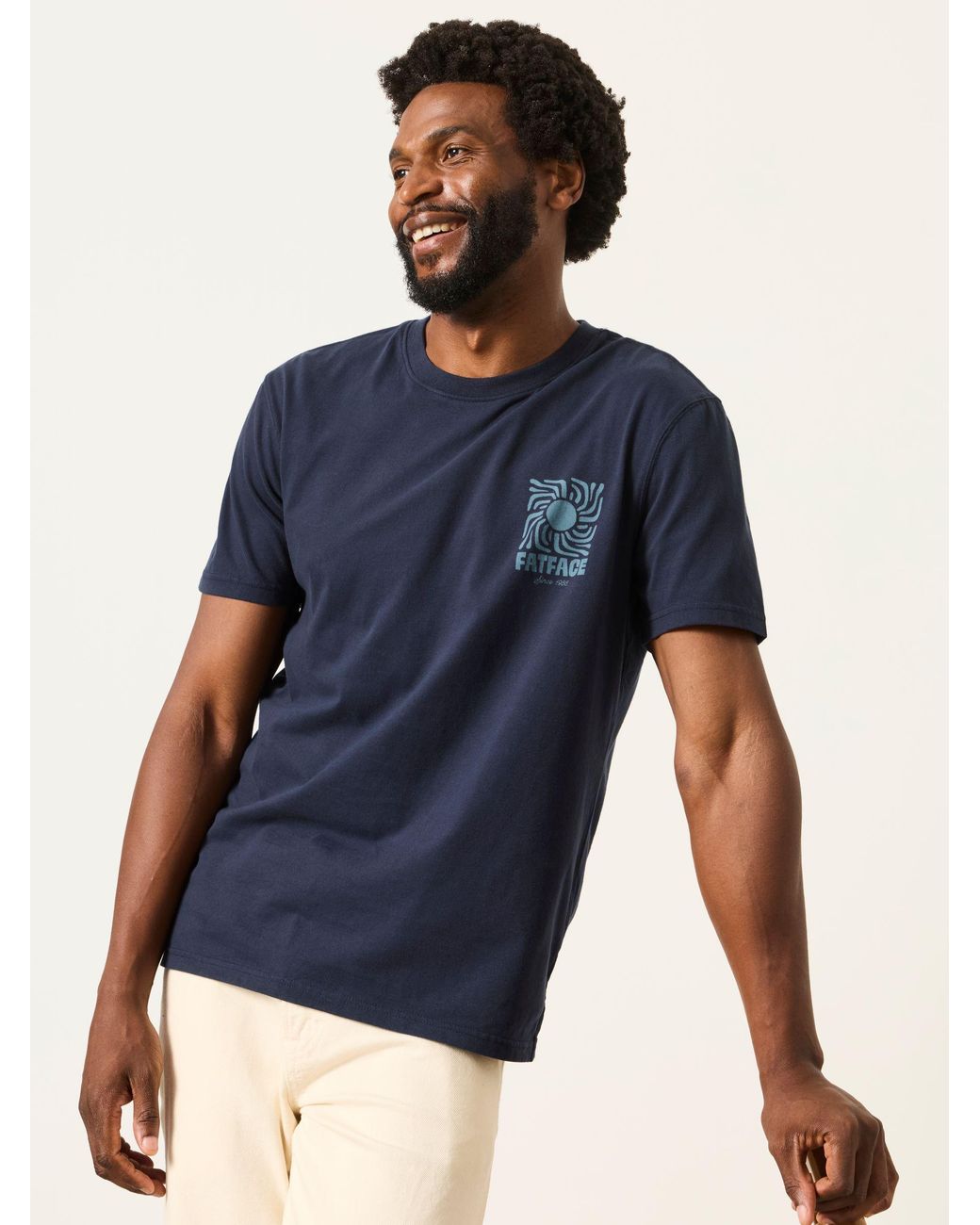 FatFace Blue Graphic T-Shirt for men