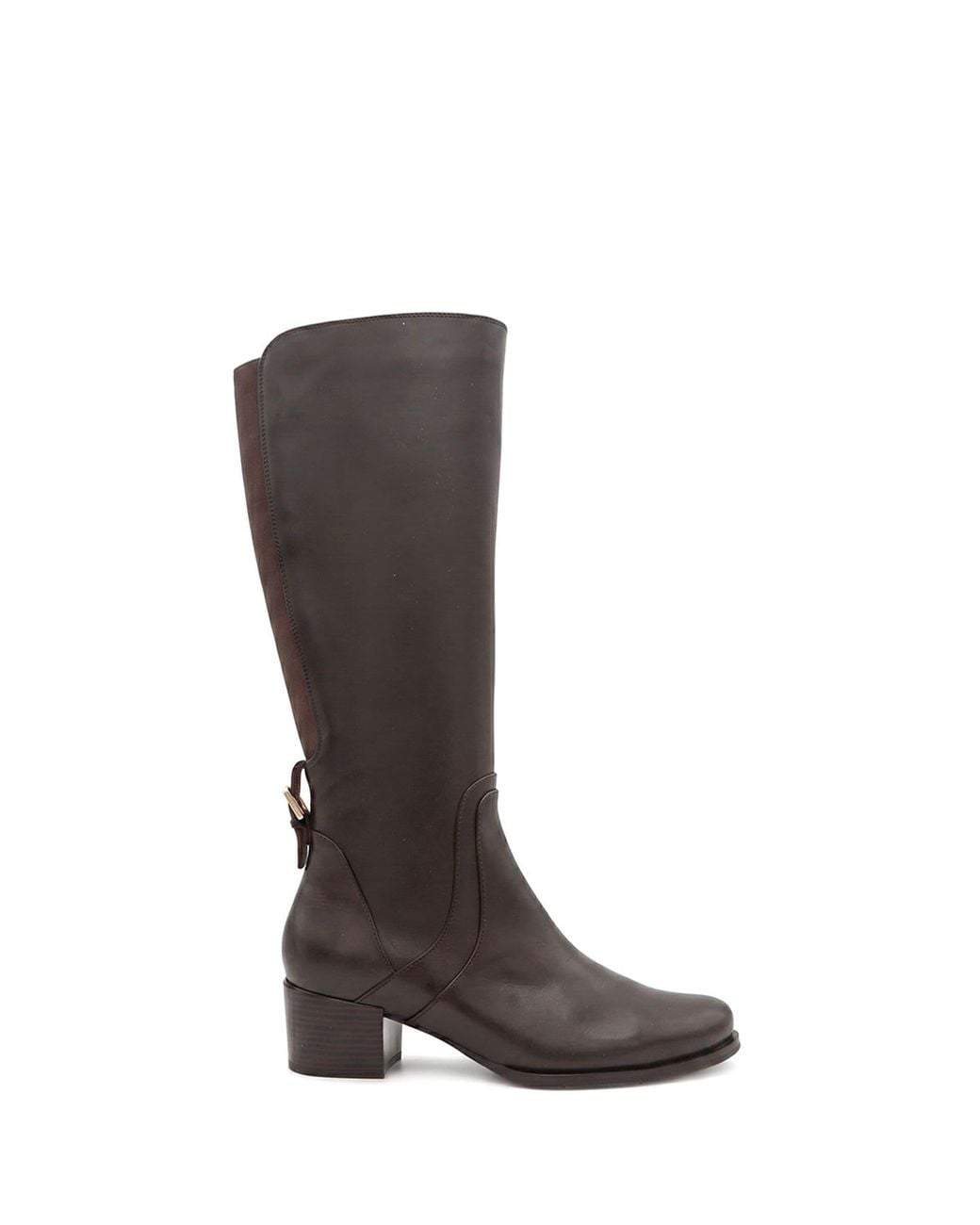 Jones Bootmaker Brown Dancer Premium Leather Calf-Length Boots