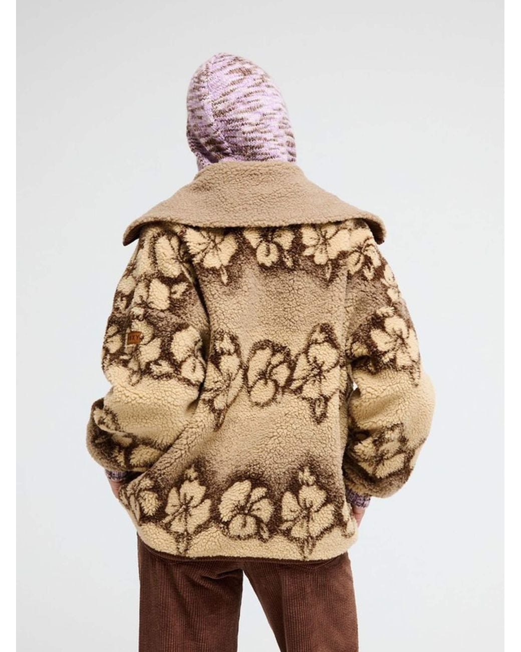 Roxy Natural Feels Like Winter Oversized Sherpa Zip Jacket