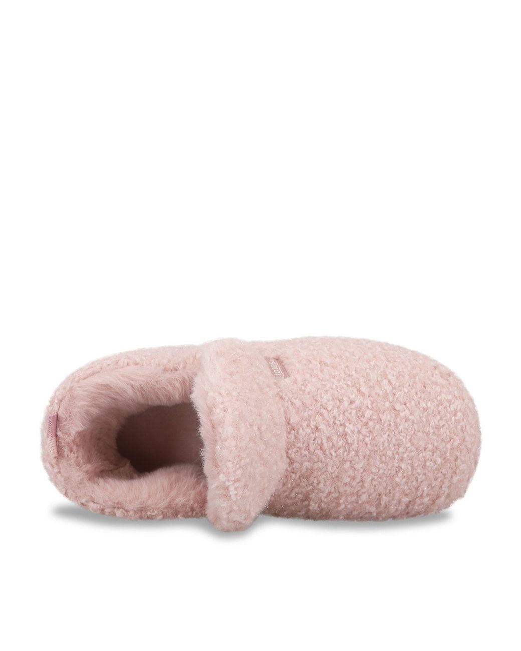 Totes Pink Borg Bootie Slippers