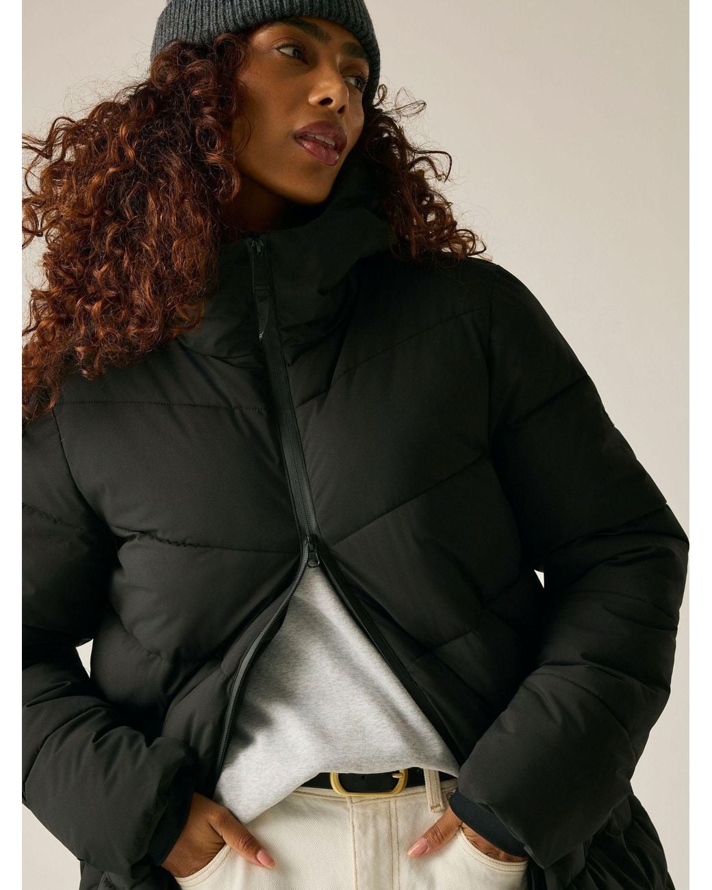 Regatta Black Faye Baffled Jacket