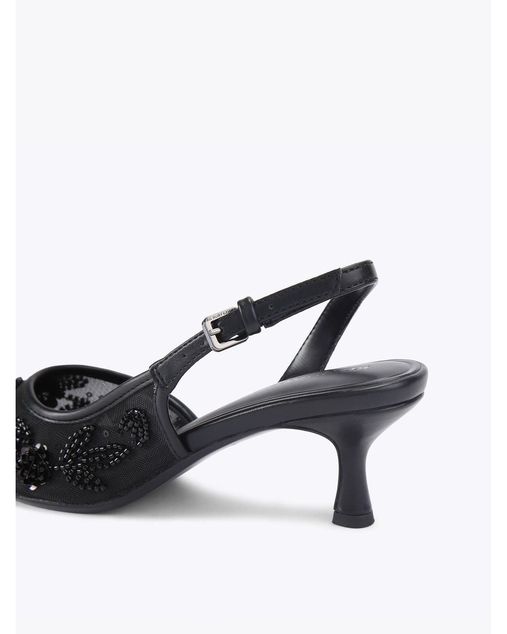 KG by Kurt Geiger White Aria Low Bead Shoes