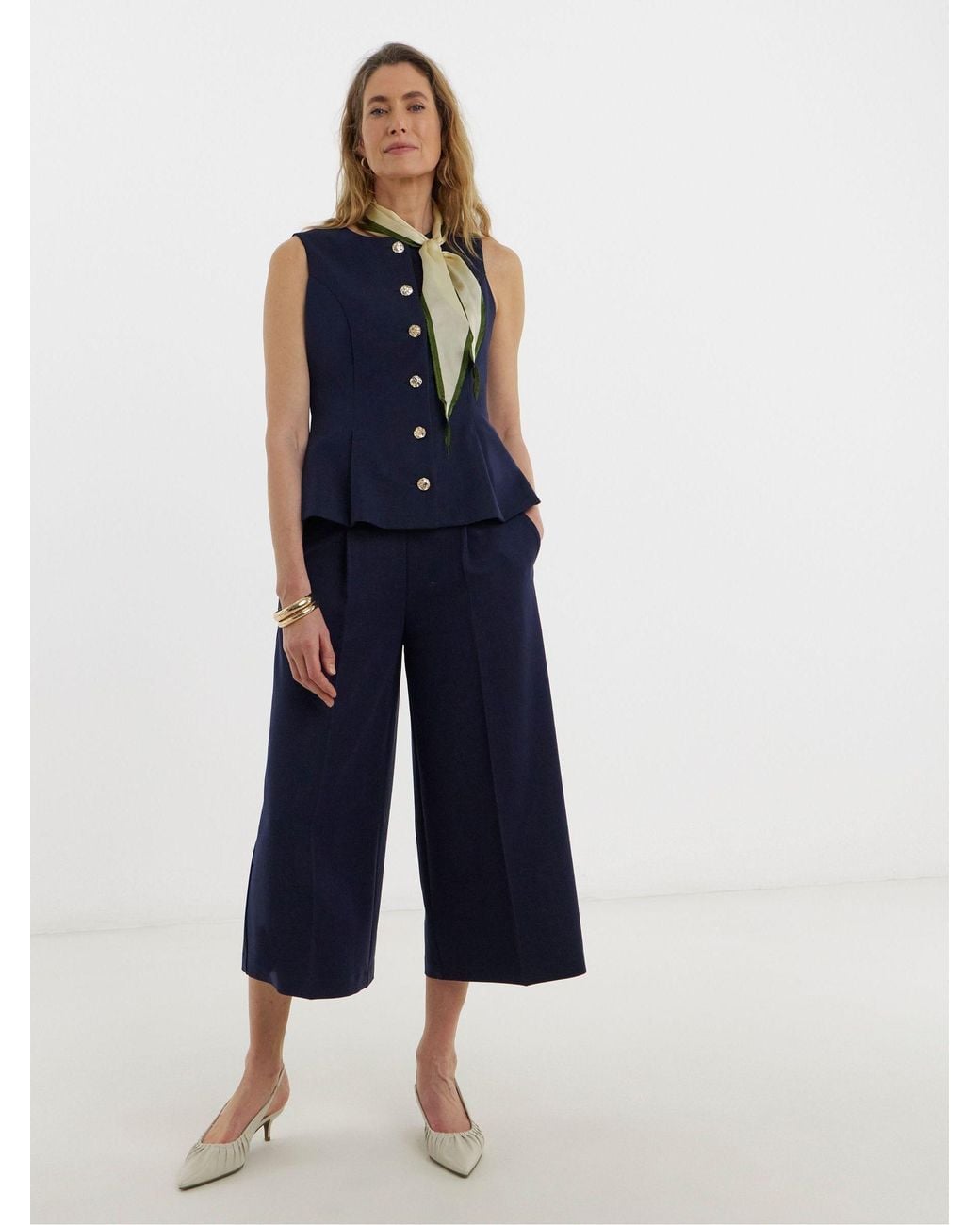 JD Williams Blue Denim Culottes