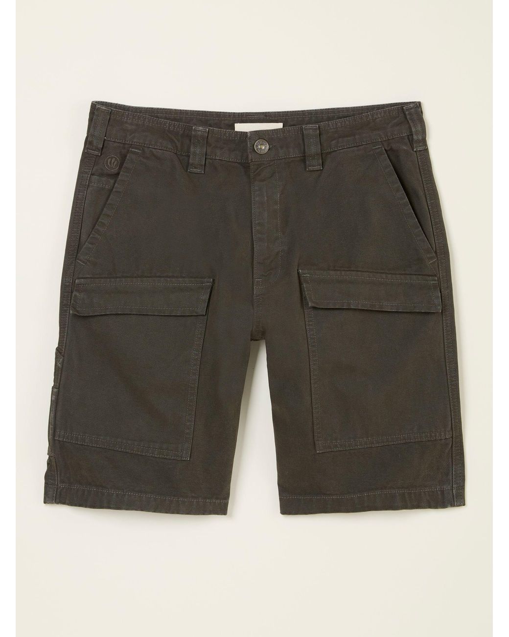 FatFace Brown Beeble Utility Shorts for men