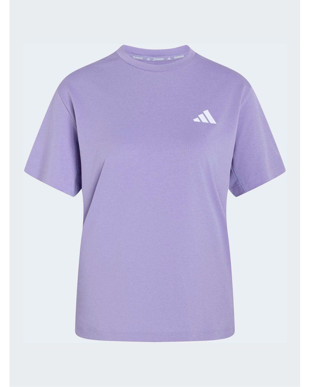 Adidas Purple Run Essentials T-Shirt