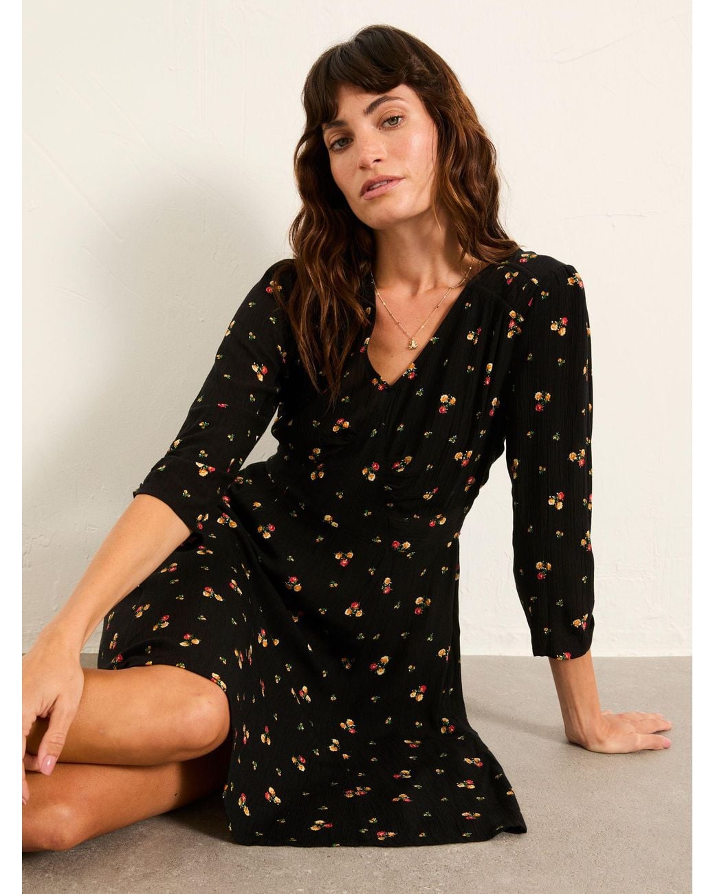 FatFace Black Fatface Regular Anya Dress