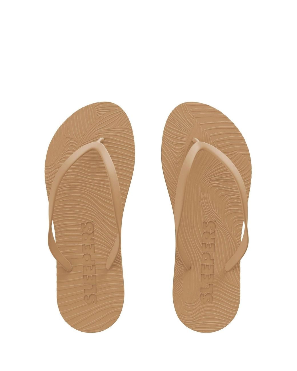 Sleeper Gray Tapered Slim Flip Flops