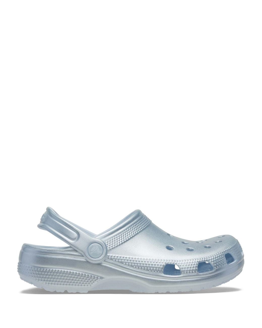 CROCSTM Blue Classic Tinted Metallic Clogs