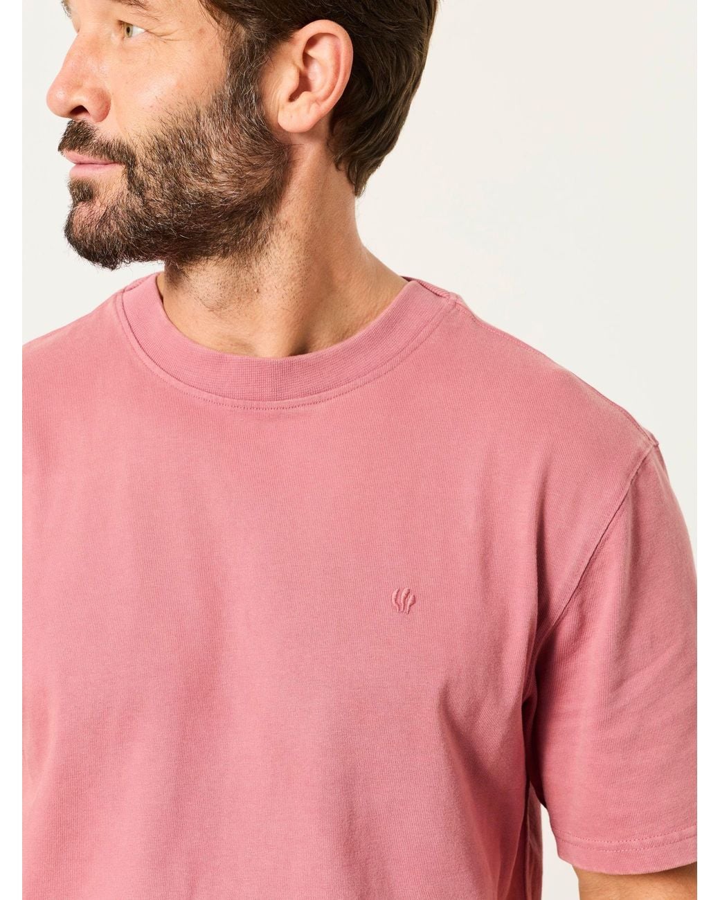 FatFace Pink Alton Short Sleeve T-Shirt for men