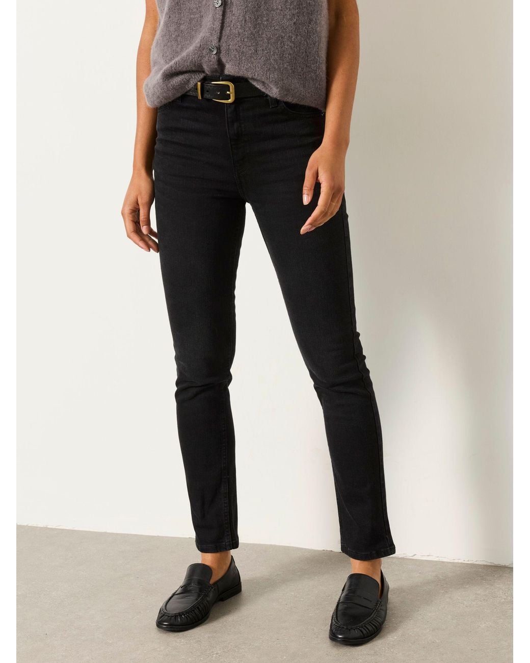 FatFace Black Shenley Slim Leg Jeans