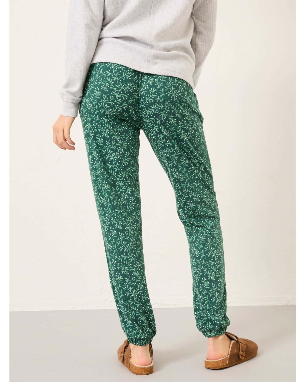 FatFace Green Cora Pyjama Bottoms