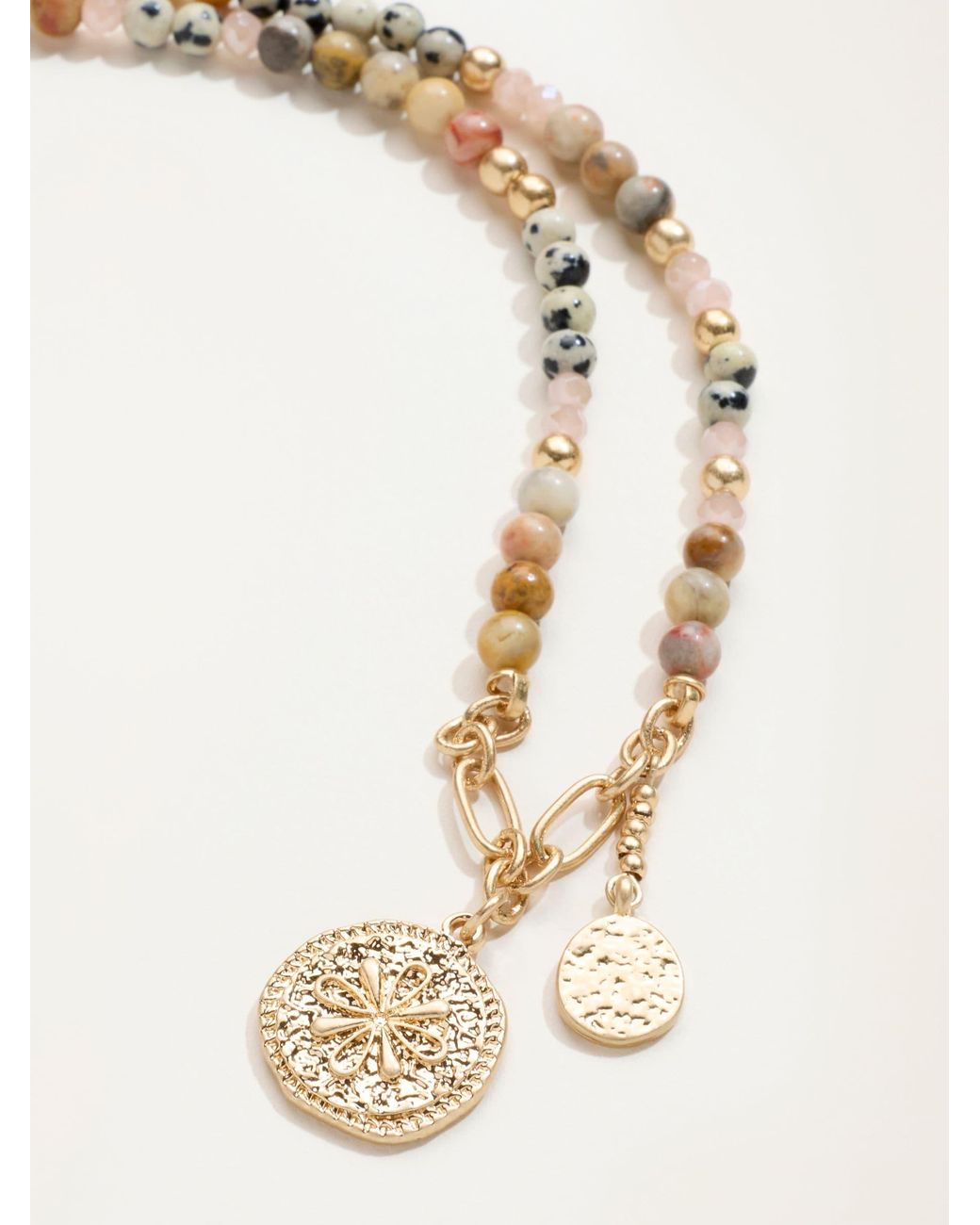 FatFace Natural Fatface Tallisman Necklace