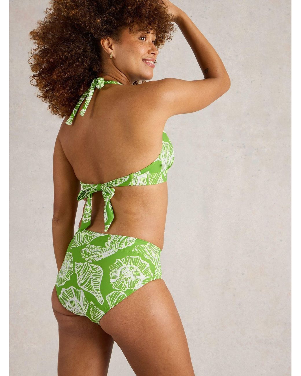 White Stuff Green Valley Bikini Bottoms