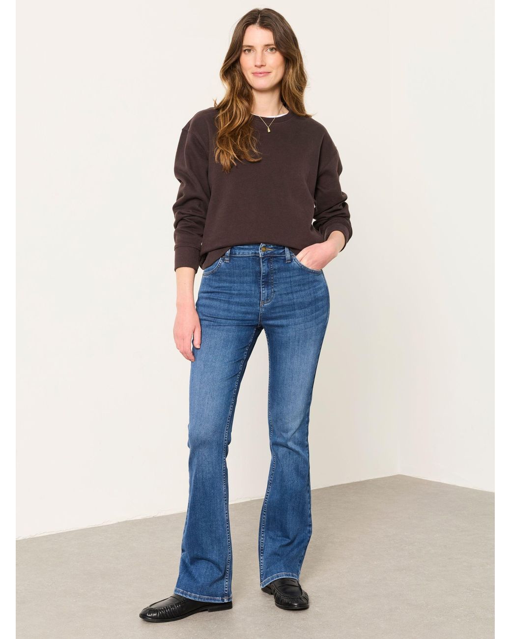 FatFace Blue Fatface Katrine Denim Dark Bootcut Jean