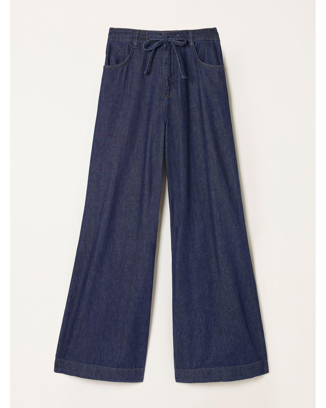 FatFace Blue Amberley Wide Leg Jeans
