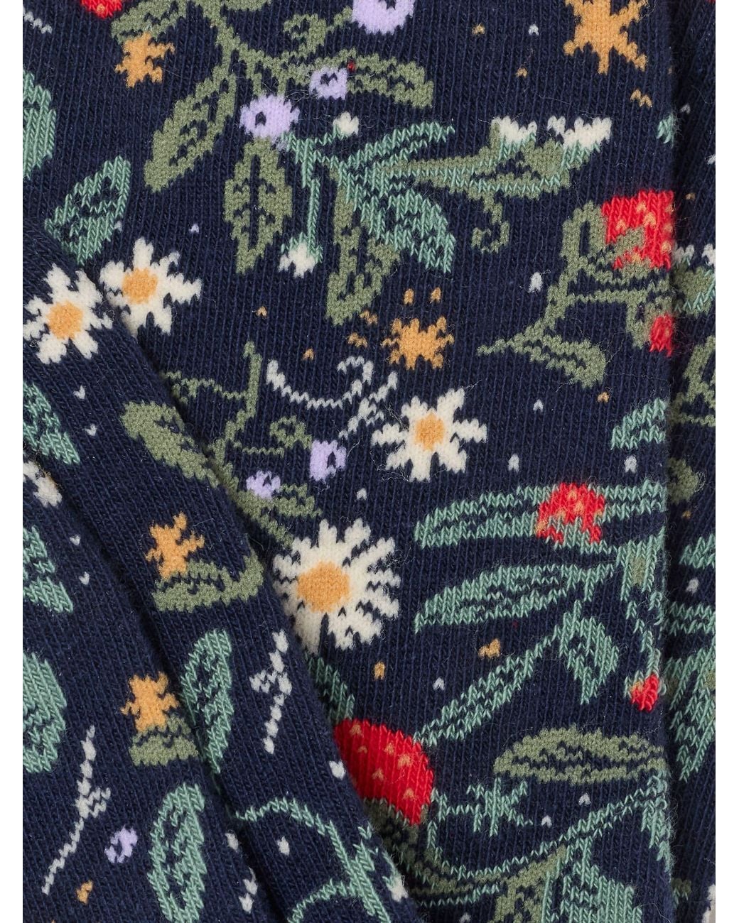 FatFace Blue Fatface Strawberry Socks