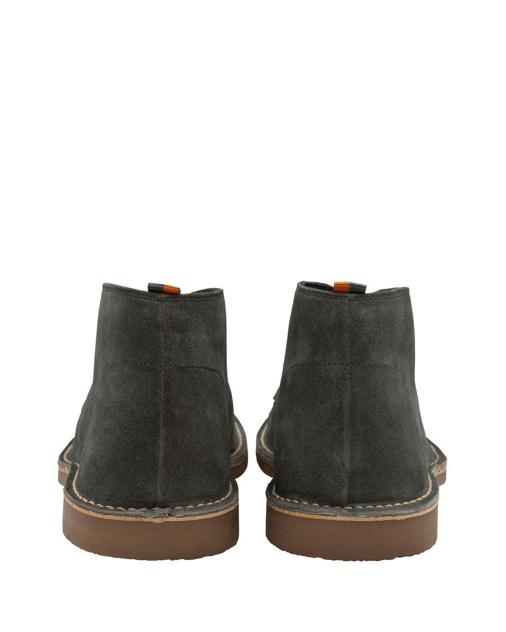 Frank Wright Black Suede Desert Boots for men