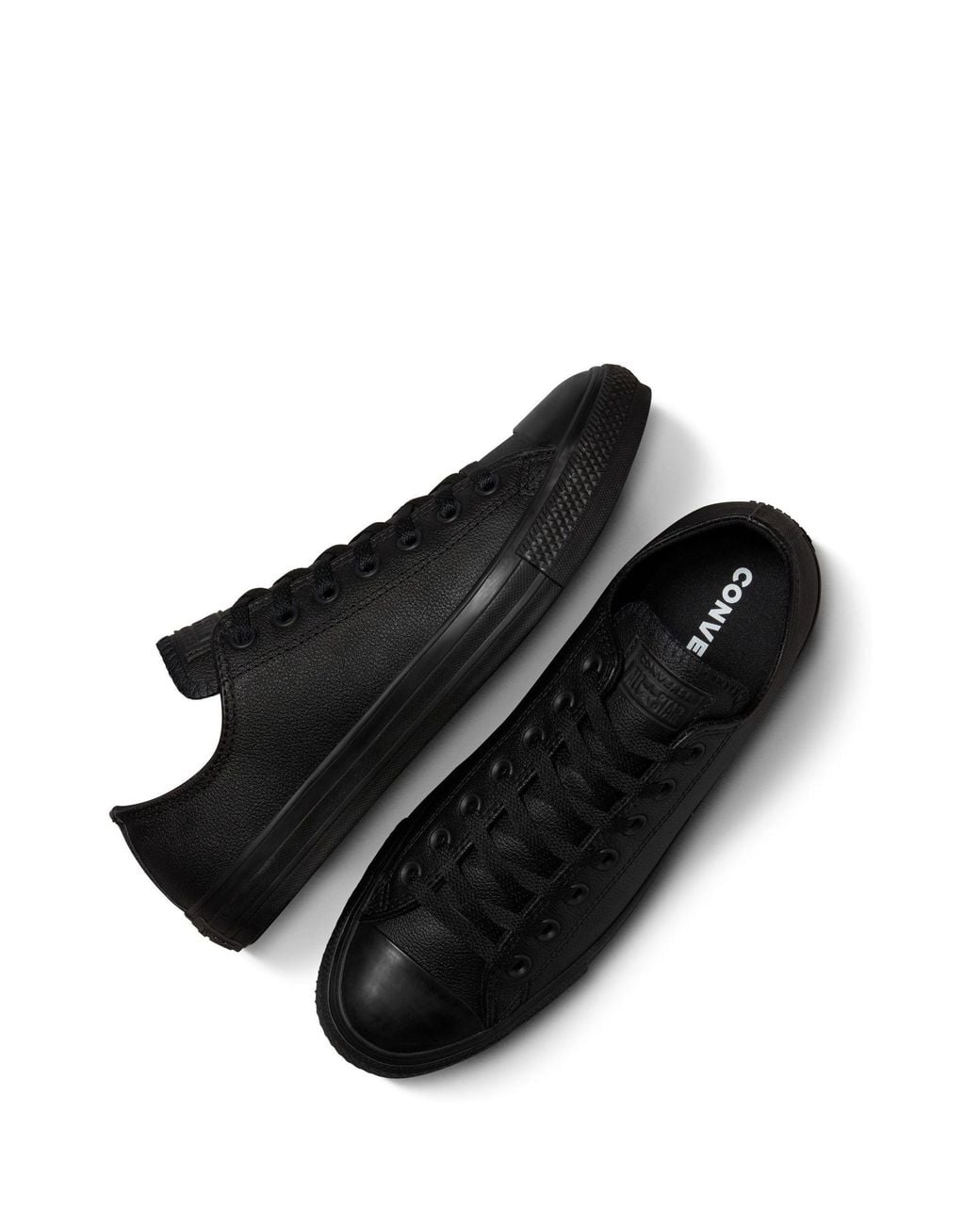 Converse Black Chuck Taylor Ox Leather Trainers for men