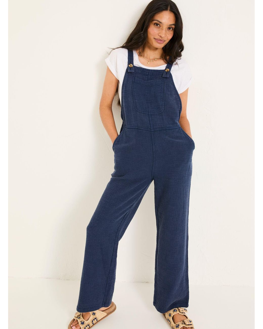 FatFace Blue Fatface Doubles Jumpsuit