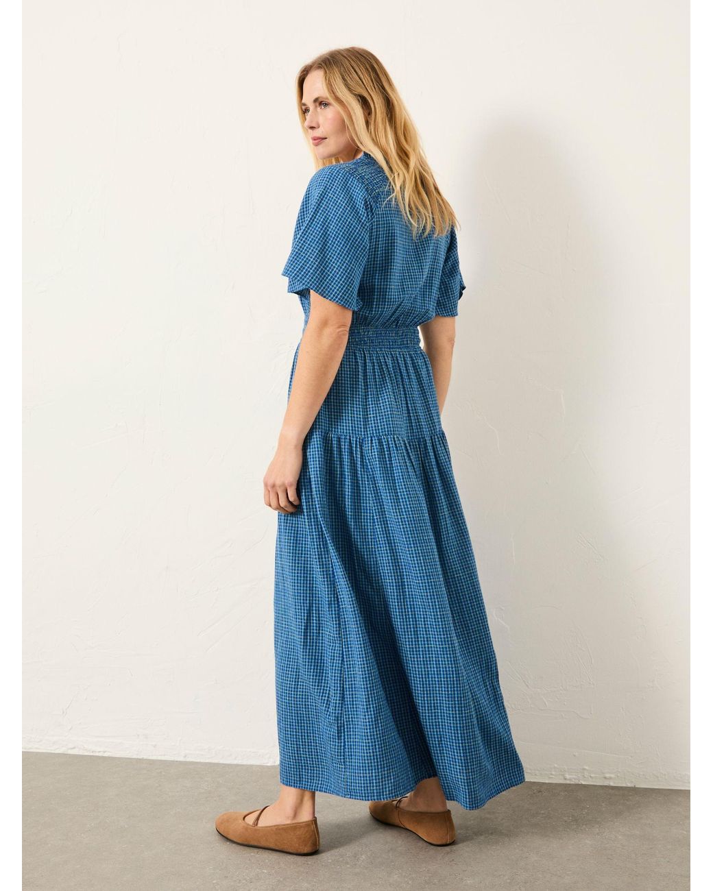 FatFace Blue Fatface Rowen Regular Midi Dress