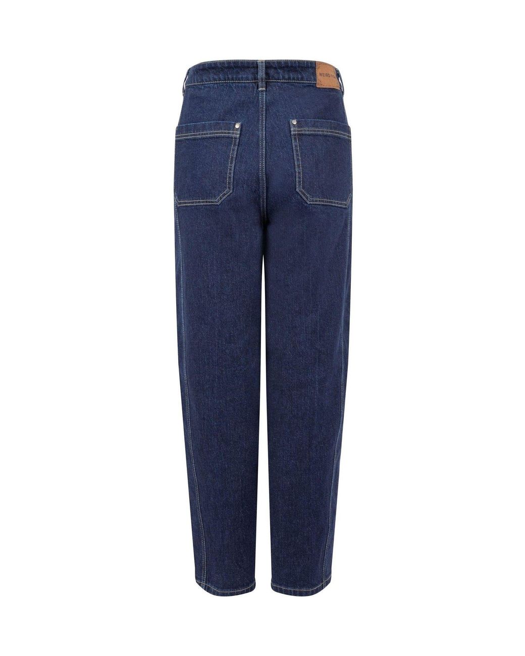 Weird Fish Blue Beryl Barrel Jeans