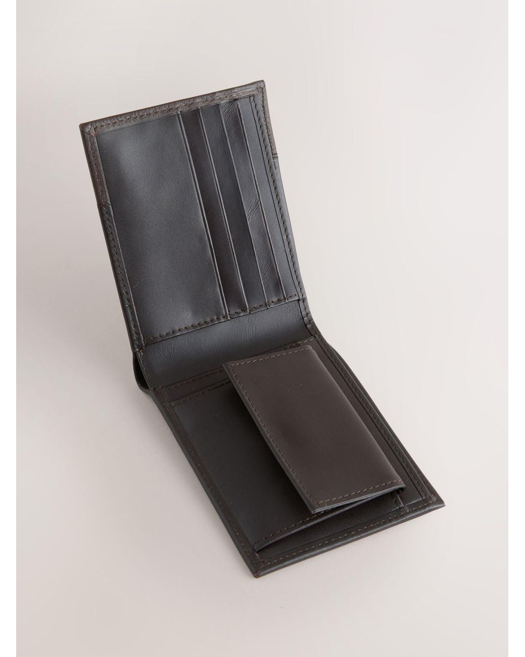Next Black Leather Bifold Wallet for men