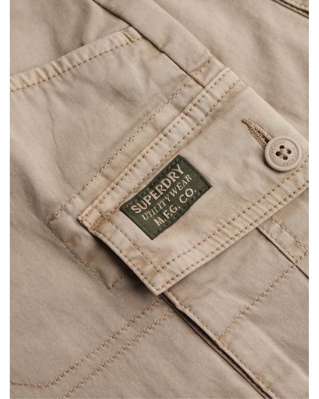 Superdry Blue Cargo Mini Skirt