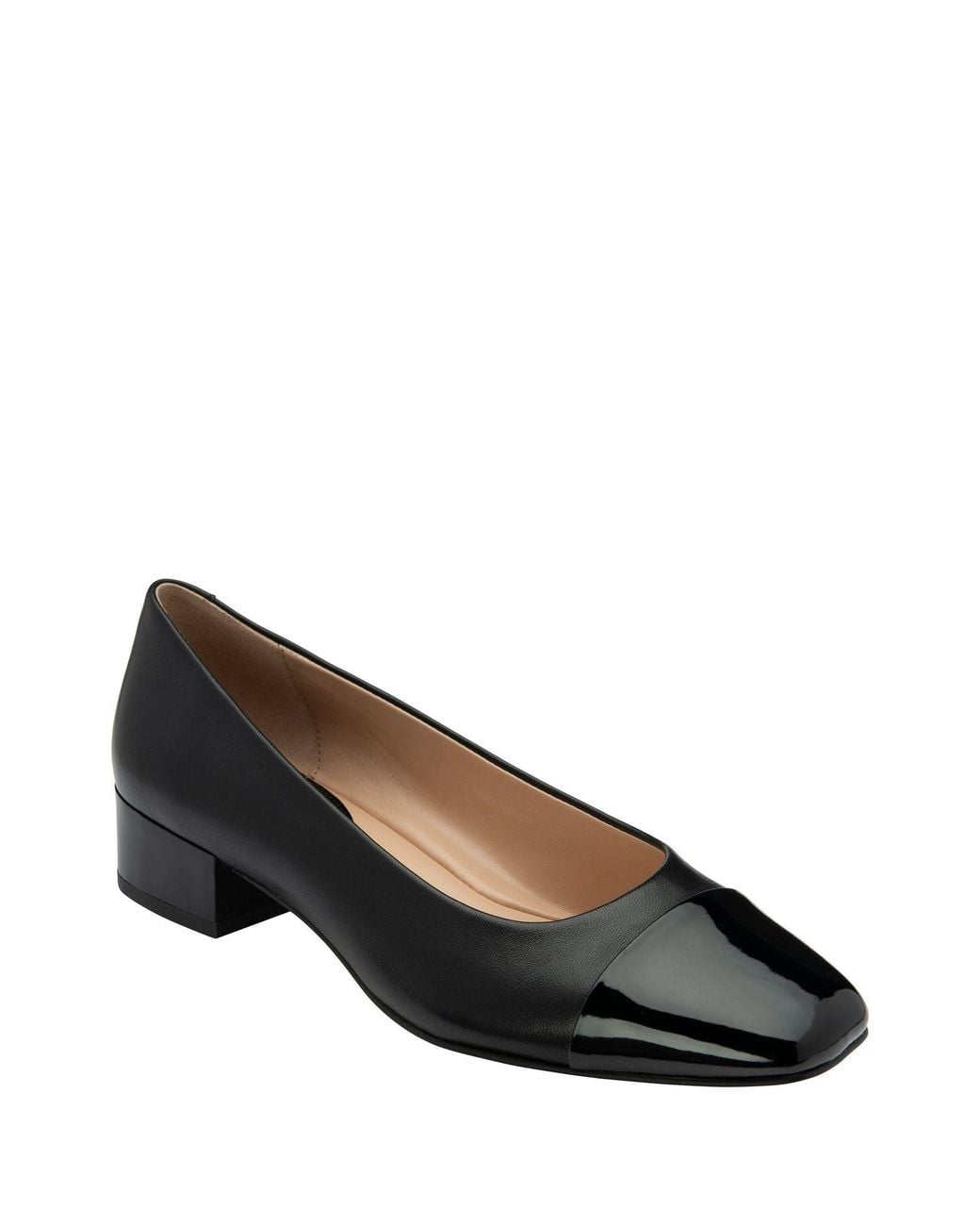 Lotus Black Leder Blockabsatzschuhe