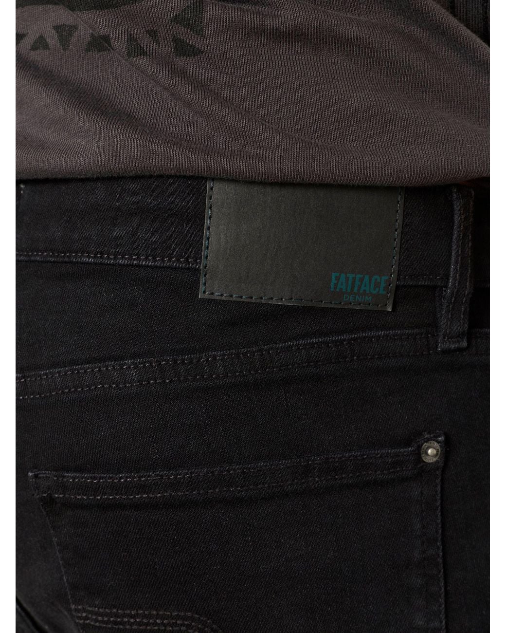FatFace Black Slim Fit Jeans for men