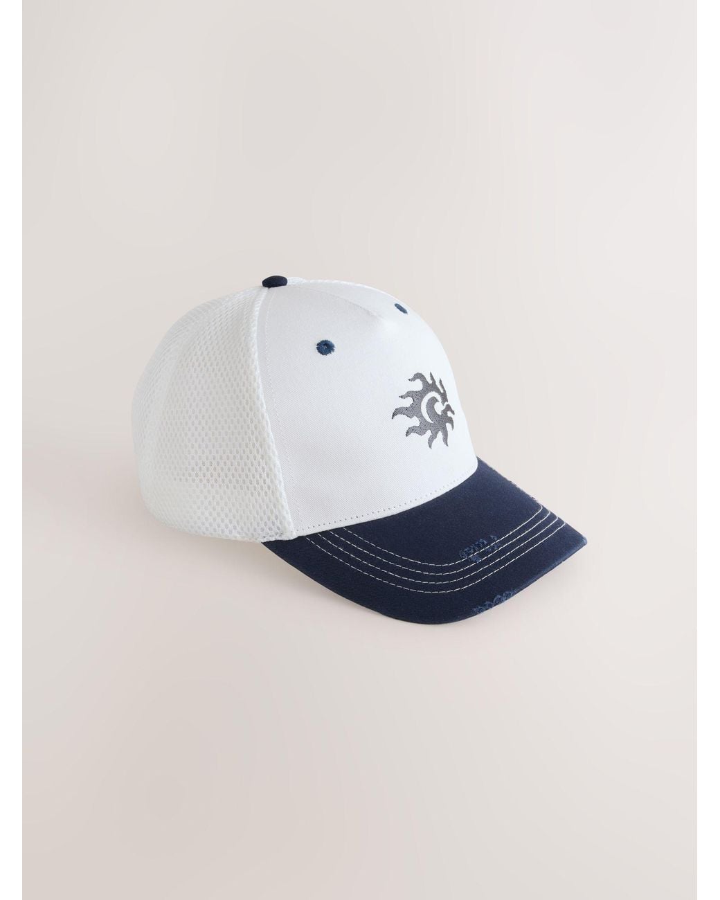 Next Blue Edit Embroidered Trucker Cap for men