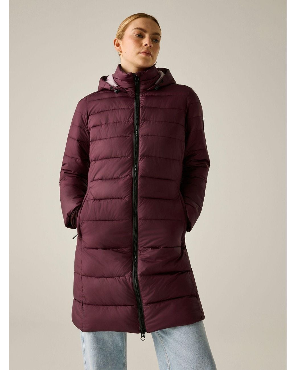 Regatta Purple Amara Baffled Jacket