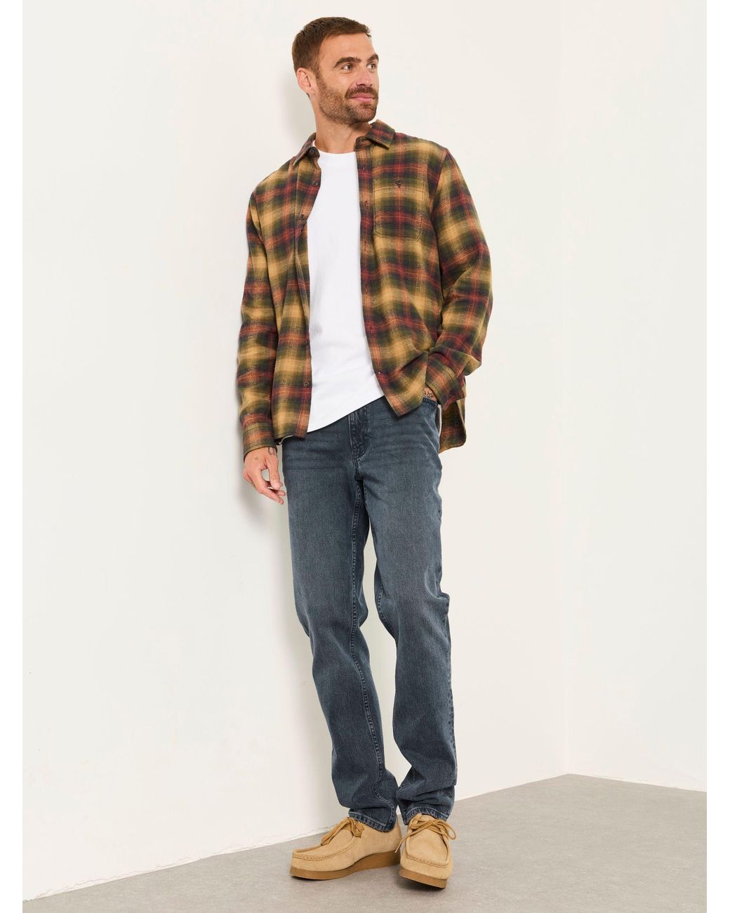FatFace Blue Slim Fit Jeans for men