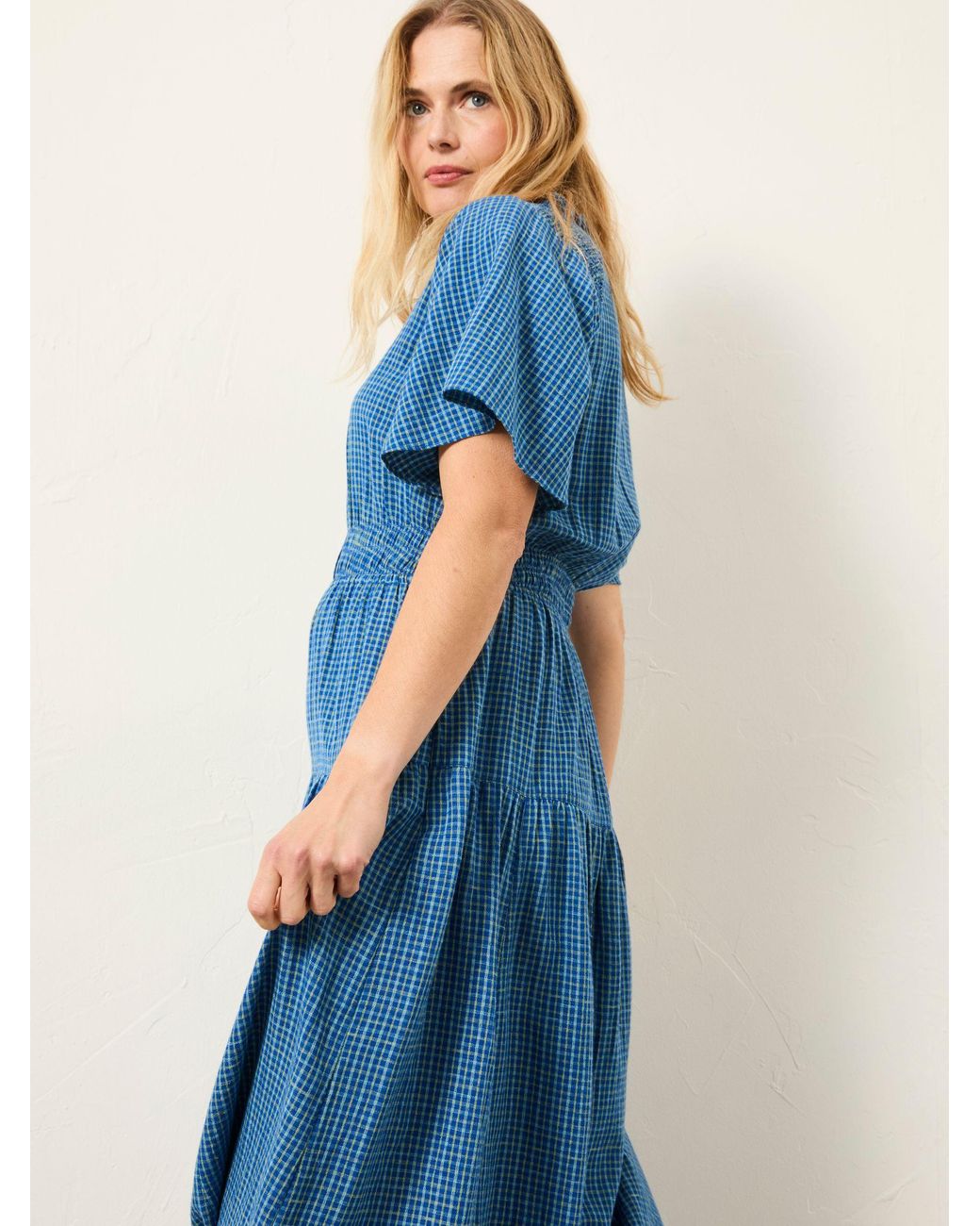 FatFace Blue Fatface Rowen Regular Midi Dress