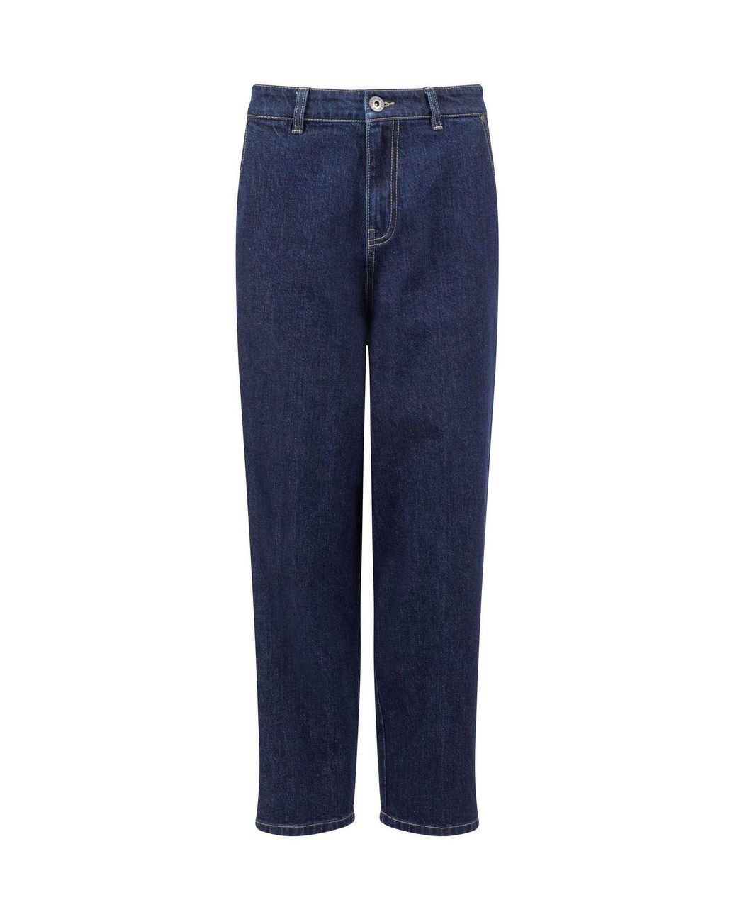 Weird Fish Blue Beryl Barrel Jeans