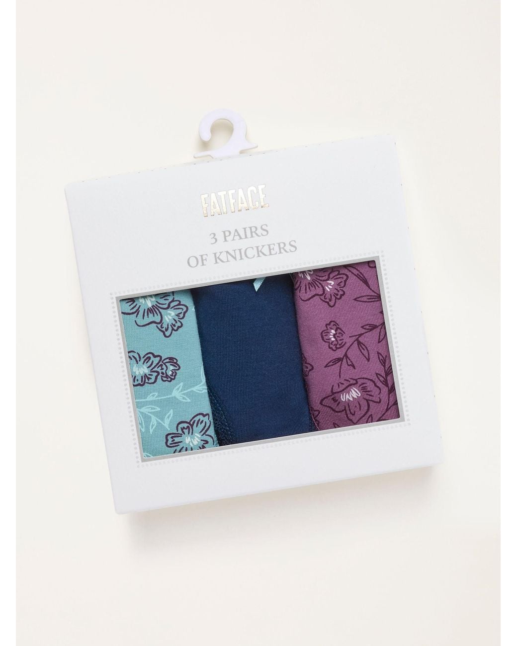 FatFace Blue Fatface 3 Pack Of Lace Shorts