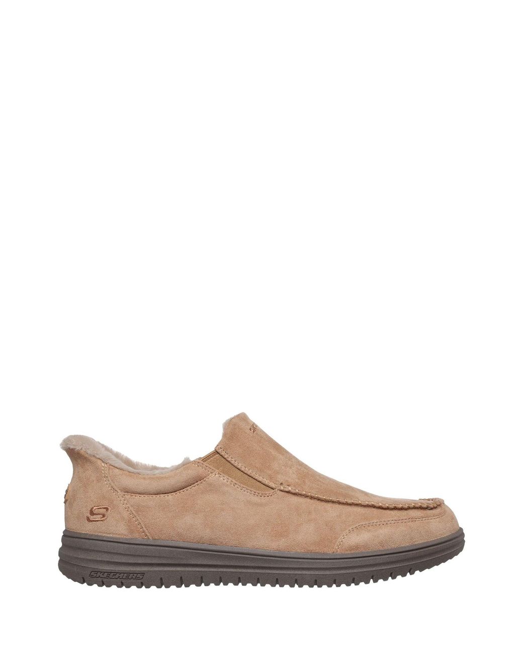 NEW SKECHERS men\'s murette scofield slip on in brown Murdoch main image 3