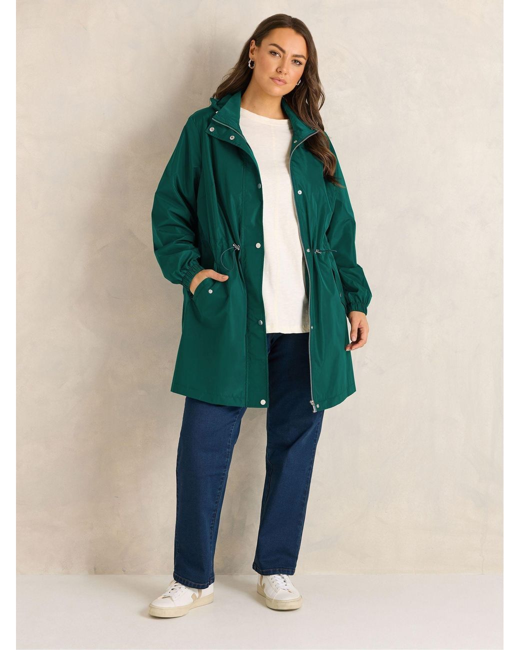 Evans Green Lightweight Rain Jacket