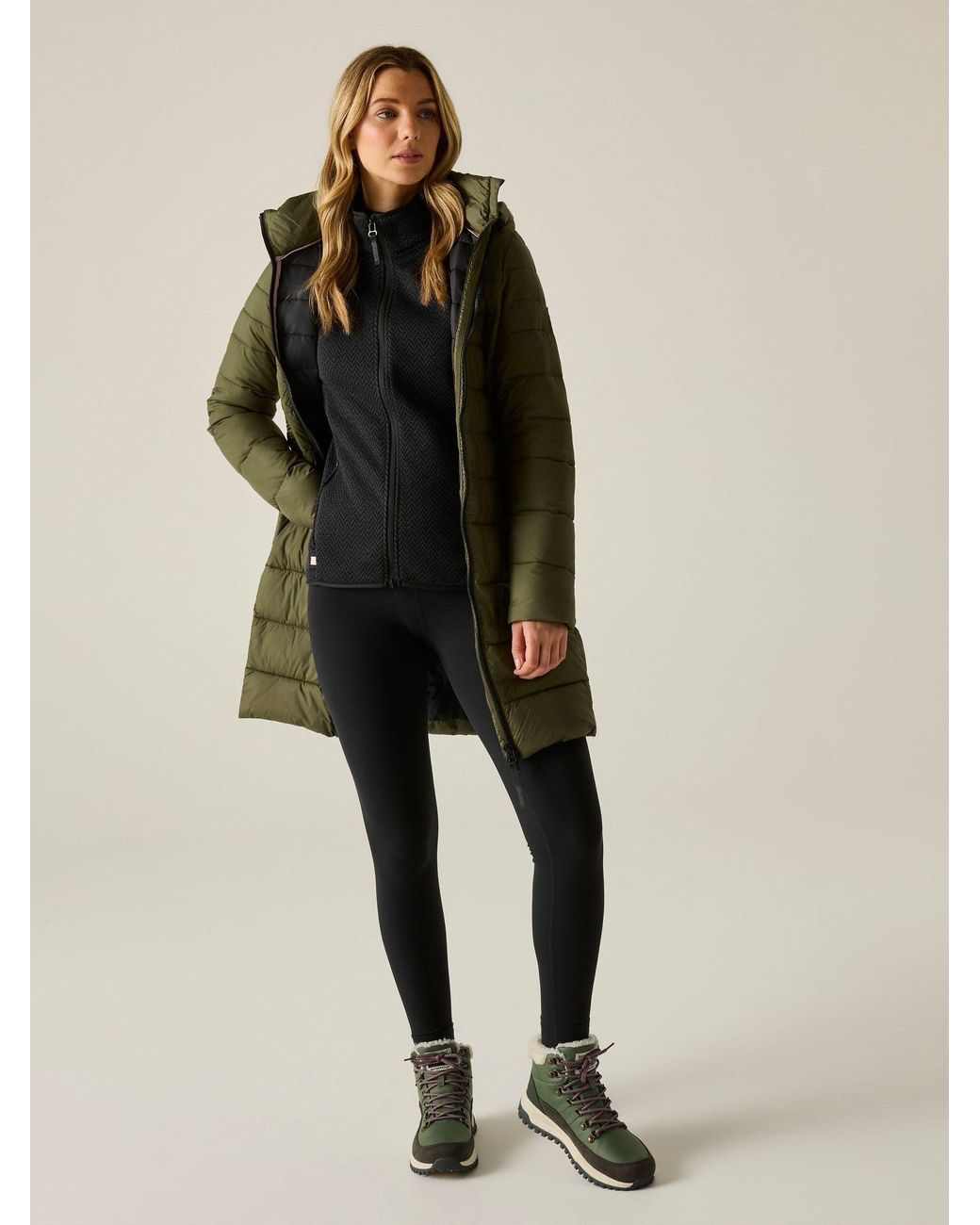 Regatta Green Amara Baffled Jacket