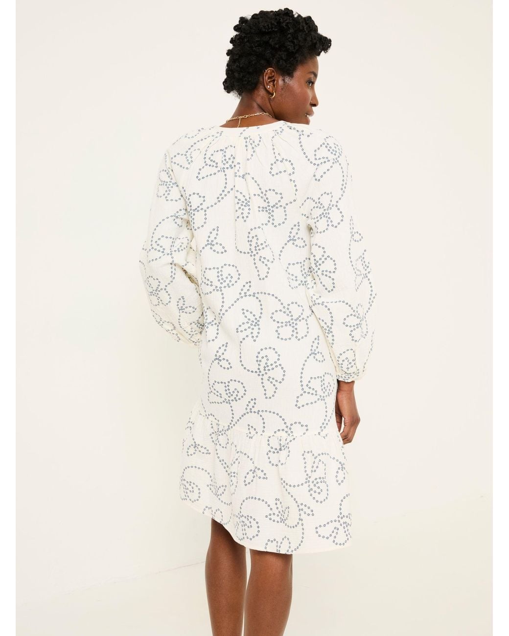 FatFace Natural Amy Frill Tunic