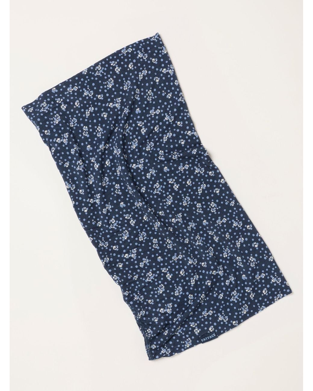 FatFace Blue Floral Spot Print Multi Snood
