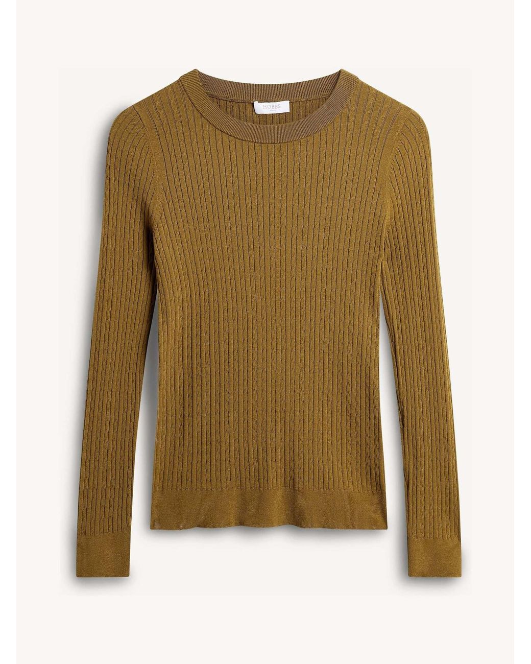Hobbs Green Iris Cable Jumper
