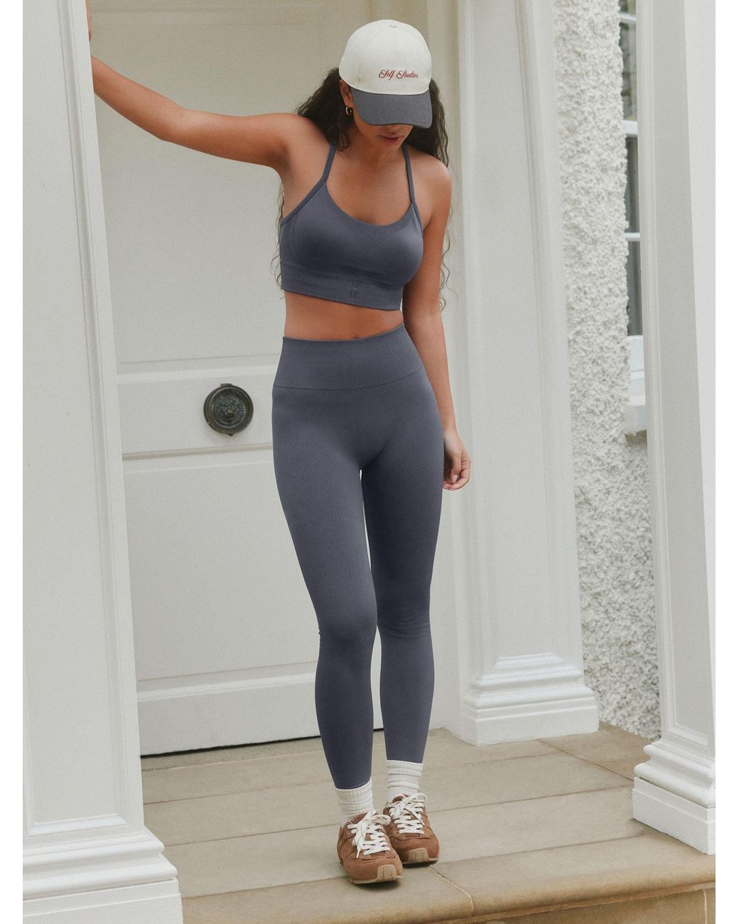 Self Gray Performance Seamfree Leggings