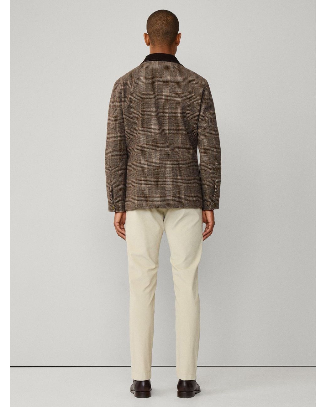 Hackett Brown Country Velo Jacket for men