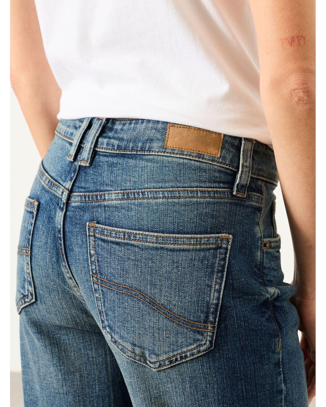 FatFace Blue Filby Relaxed Straight Jeans