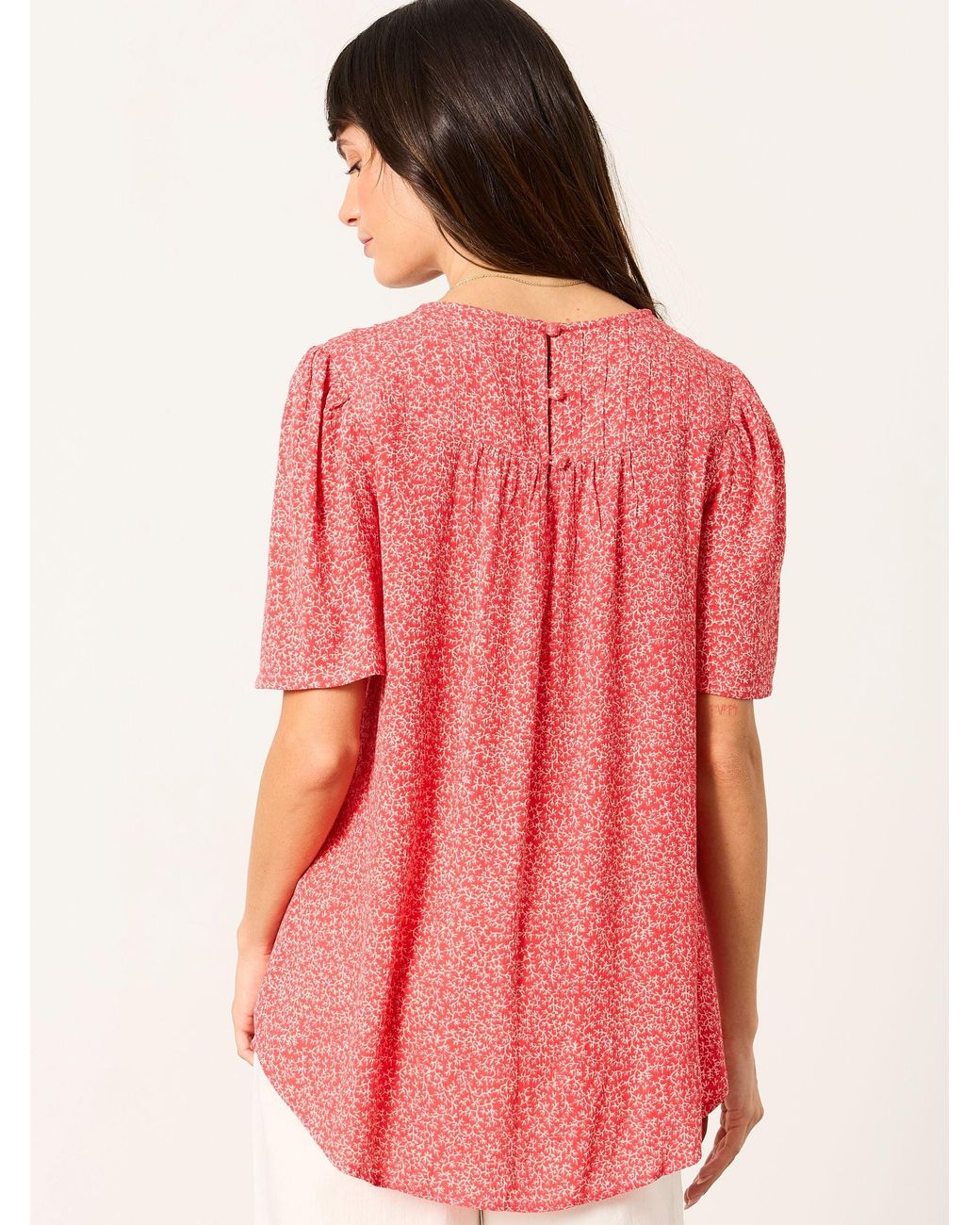 FatFace Red Fatface Lyndy Blouse