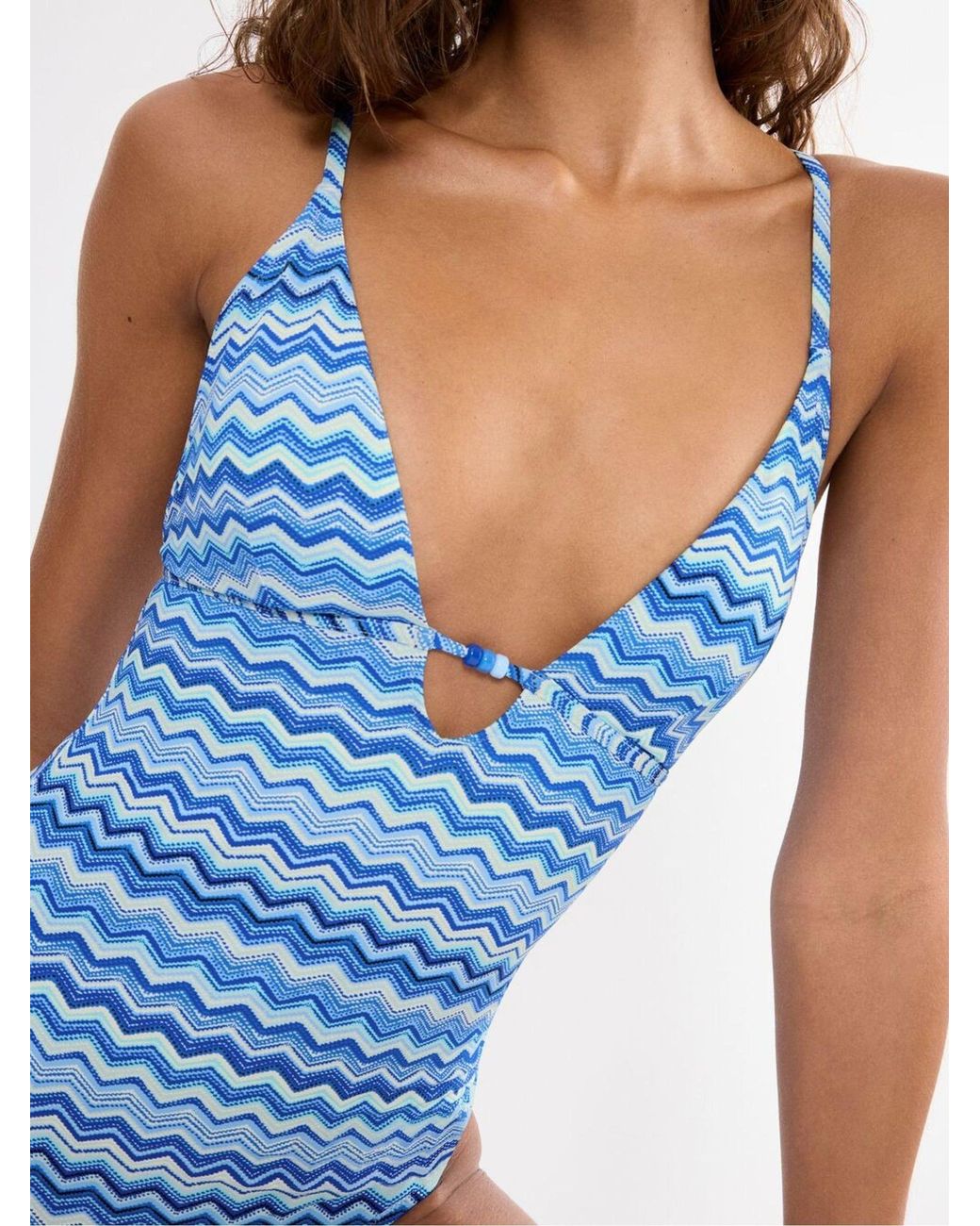 Triumph Blue Zig Zag Mix & Match Summer