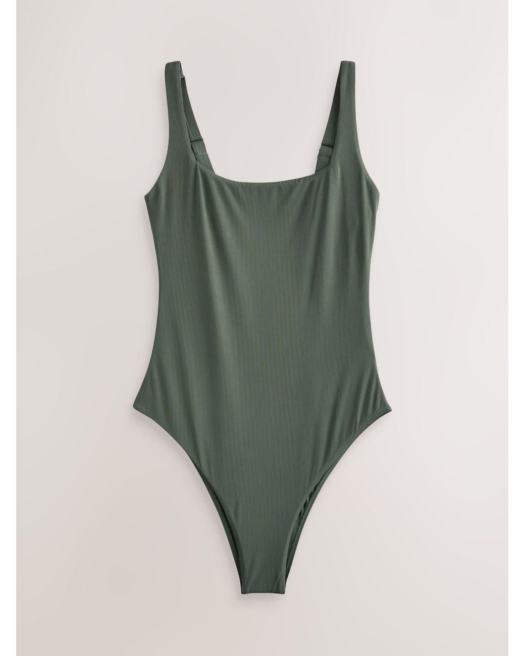 Next Red Square Neck Swimsuits 3 Pack