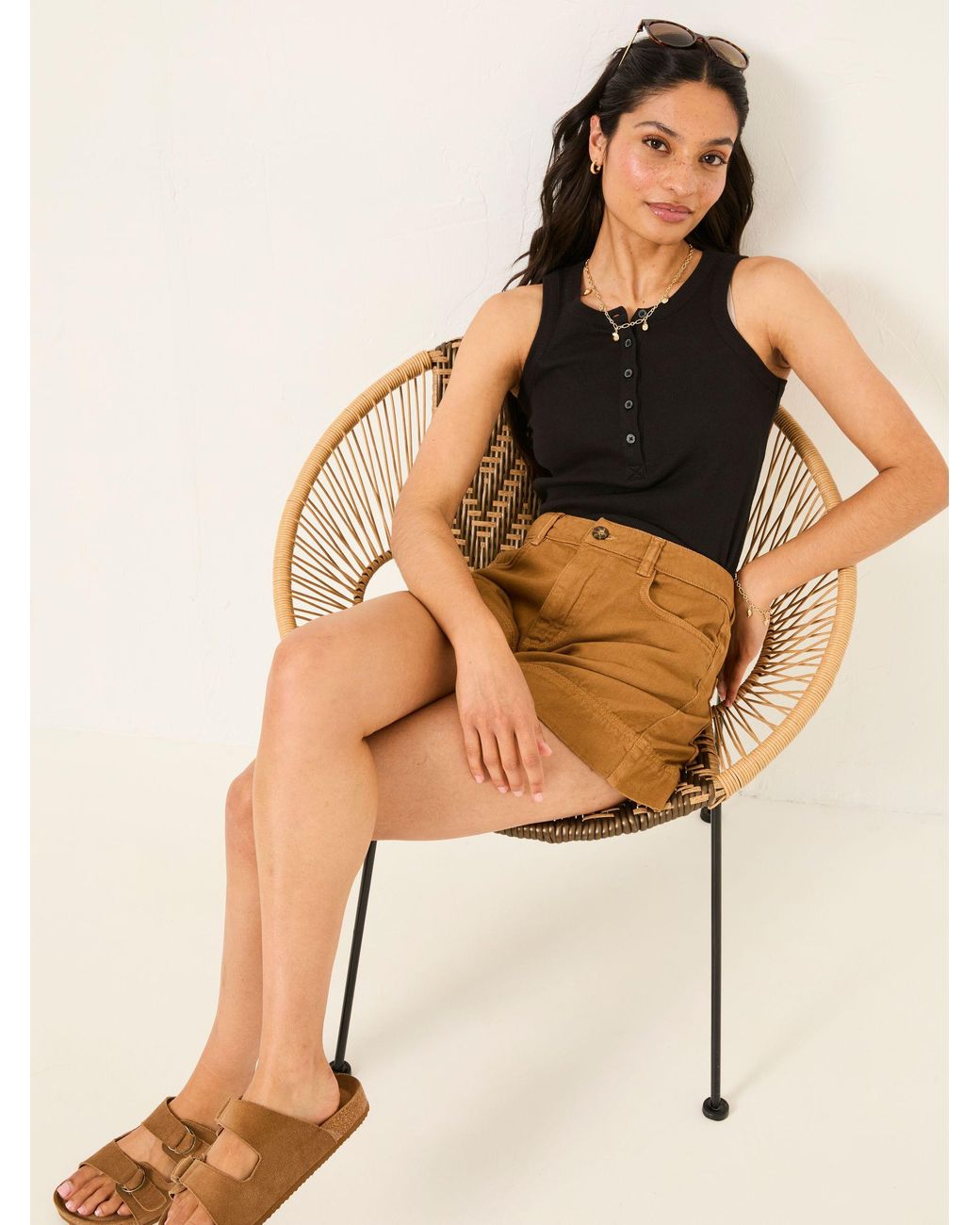 FatFace Multicolor Broadway Woven Shorts